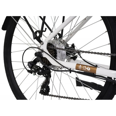 Dawes Mojave Electric Bike - Cream, 250W Motor with 36V 10Ah Battery