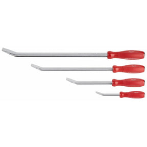 Milwaukee 48229214 4‑Piece I‑Beam Pry Bar Set - 8", 12", 18", 24" Bars in Storage Tray
