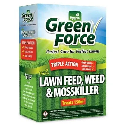 Hygeia Greenforce 4 in 1 Lawn Feed Weed & Moskiller 3Kg
