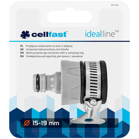 Cellfast Multi-purpose tap connector with clamping ring 15 - 19 mm