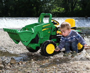 Peg Perego John Deere Ground Loader & Stake Side Trailer