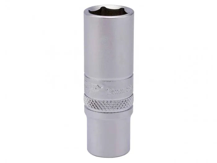 Draper 1/4" Sq. Dr. 6 Point Deep Socket (12mm)