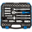 Draper DD39AM Combined MM/AF Socket Set 3/8DR 39piece