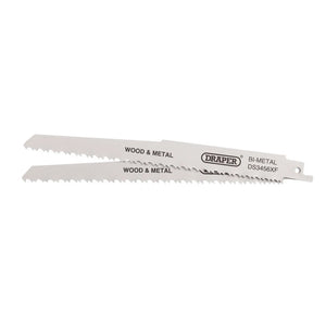 Draper Bi-metal Reciprocating Saw Blades 200mm (Pack of 2)