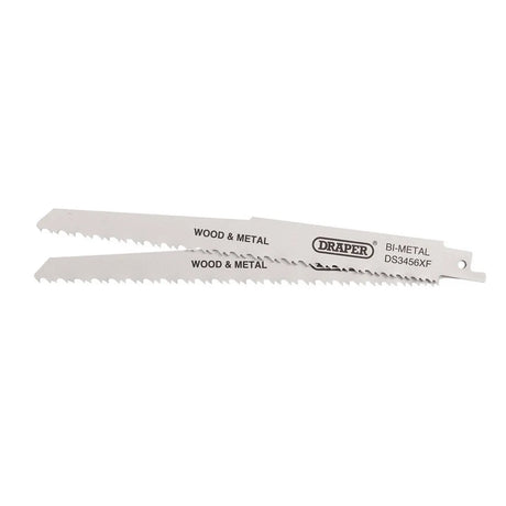 Draper Bi-metal Reciprocating Saw Blades 200mm (Pack of 2)