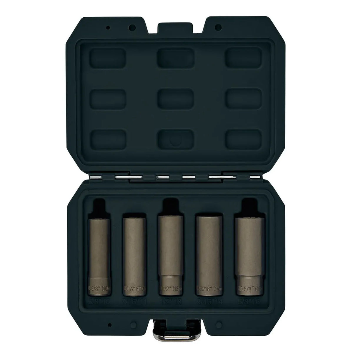 Draper 5pc Wheel Nut Double Socket Set, 3/8" Sq. Dr. - 12423
