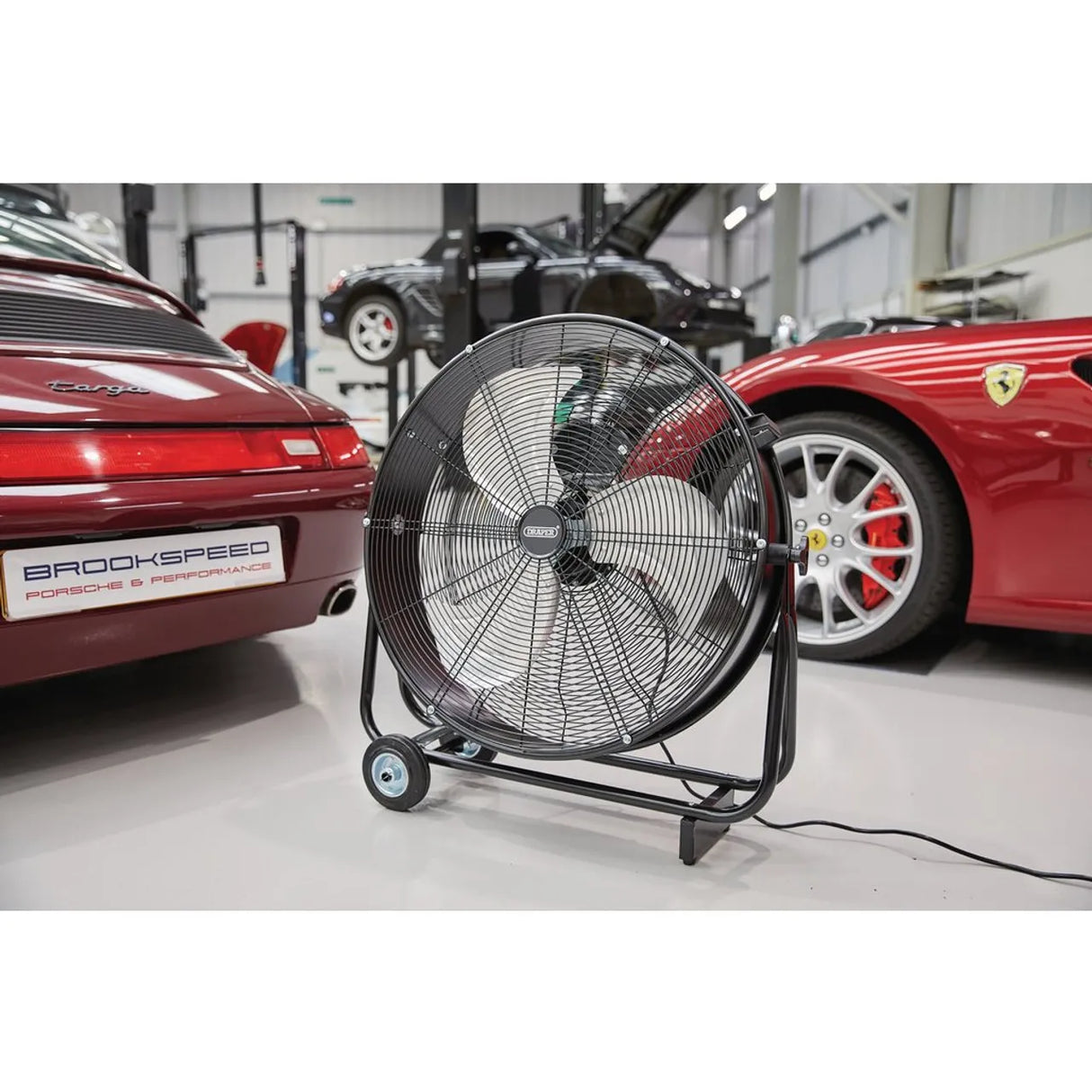 Draper Drum Fan 230V, 24"/610mm