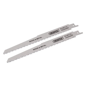 Draper Bi-metal Reciprocating Saw Blades 200mm (Pack of 2)