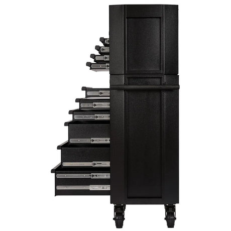 BUNKER 26" Combined Roller Cabinet and Tool Chest with 10 Drawers and Gas Strut Lid (24247)
