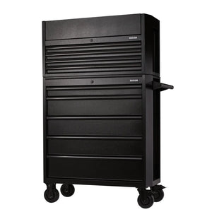 BUNKER 36" Combined Roller Cabinet and Tool Chest with 9 Drawers and Gas Strut Lid (24248)