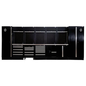 BUNKER Modular Storage Combo with Sink and Stainless Steel Worktop (25 Piece)