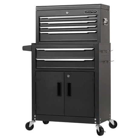 Draper Combined Roller Cabinet and Tool Chest, 6 Drawer, 24" 30680