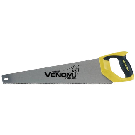 Draper Venom Second Fix Double Ground Handsaw, 500mm, 11tpi/12ppi