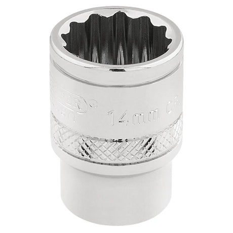 Draper HI-TORQ® 12 Point Socket, 3/8" Sq. Dr., 14mm