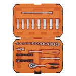 Draper HI-TORQ 6 Point Socket Set, 1/4" (47 Piece)