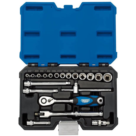 Draper Metric Socket Set, 1/4" Sq. Dr. (20 Piece)