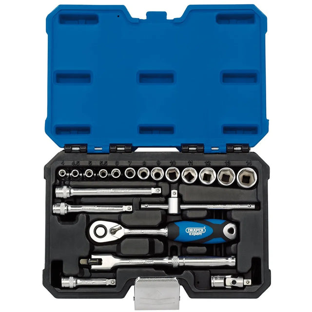 Draper Metric Socket Set, 1/4" Sq. Dr. (20 Piece)