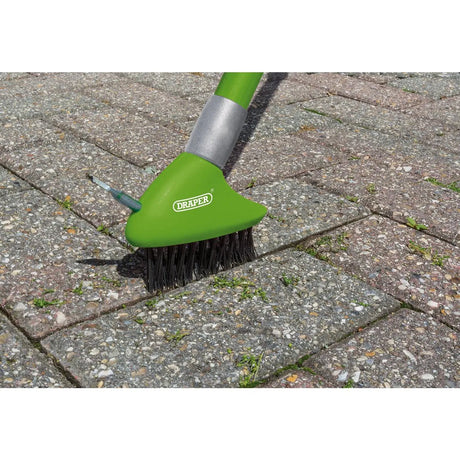 Draper Paving Brush Set with Twin Heads and Telescopic Handle