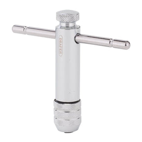 Draper Ratchet Tap Wrench M5-M12 - Chrome Plated with Sliding T-Bar | 24554