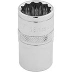 Draper Sockets 12 Point 1/2'' Drive (Single) - 16mm
