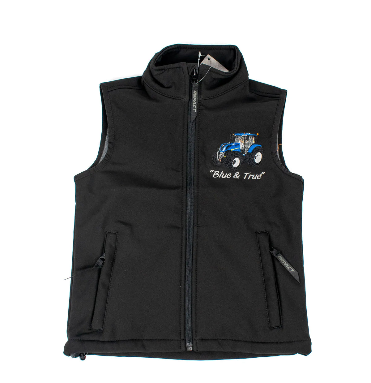 Impact Kids New Holland Softshell Gilet "Blue & True" 
