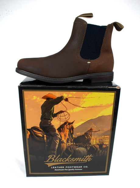 Blacksmith Mens Dealer Boots - Dark Brown