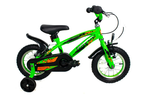IGNITE Havoc 12" Wheel Boys Bike - Green | Perfect for Ages 3-5