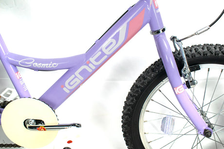 IGNITE Cosmic 18" Wheel Girls Lavender Bike | Fun & Stylish Kids Bicycle