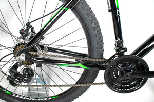 Vercelli Descent Gent 27.5" Mountain Bike - 19-inch Frame, Disc Brakes, Shimano 21-Speed