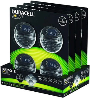 Duracell GL038GDU Outdoor Garden Solar Lights set of 4