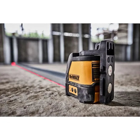 DeWalt DW088K-XJ Cross Line Laser - Self-Leveling Red Beam with 15m Range