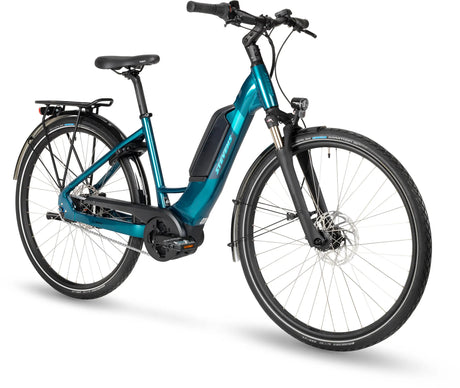 Stevens E-Circle Electric City Bike Polar Petrol