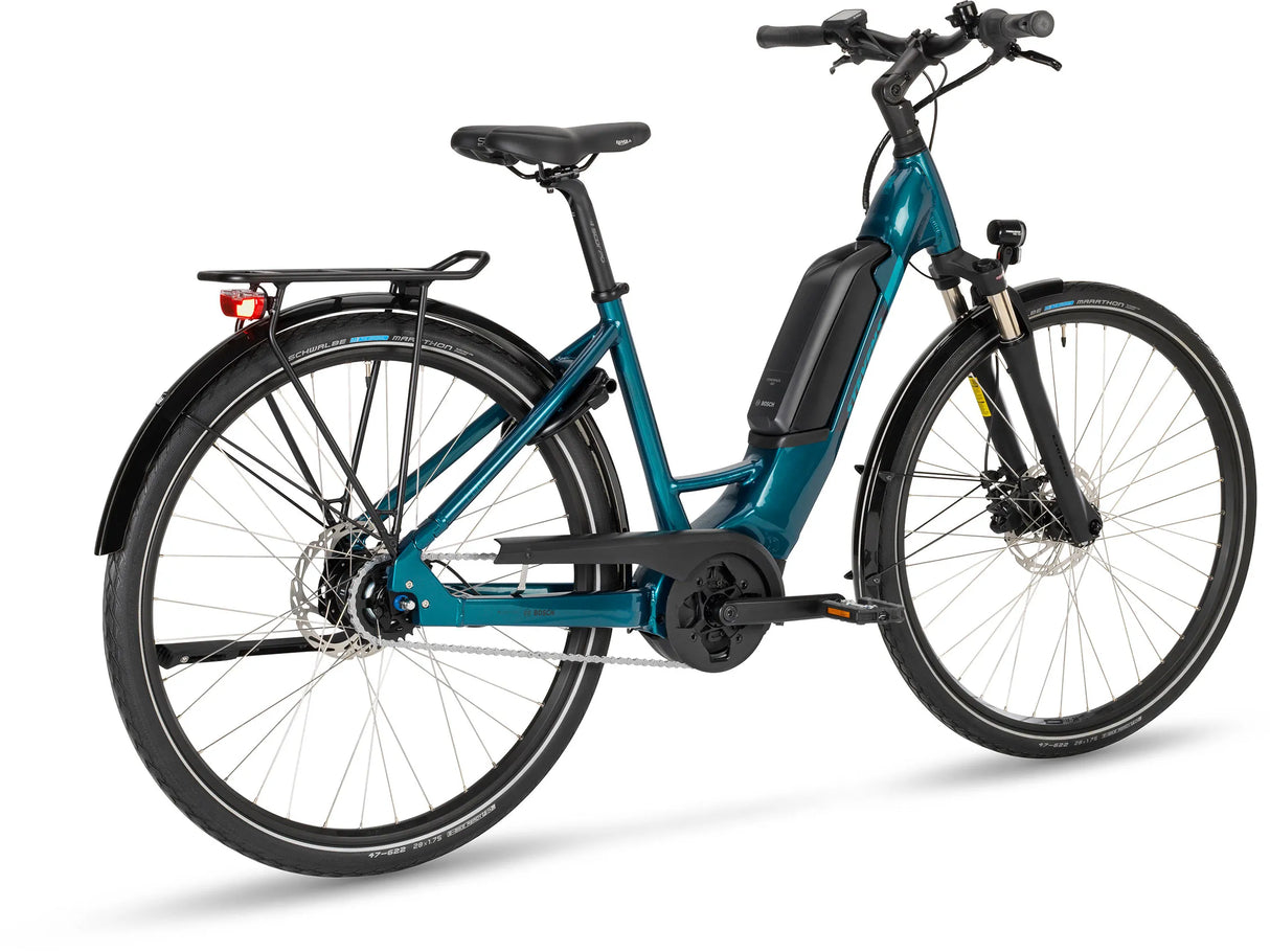 Stevens E-Circle Electric City Bike Polar Petrol