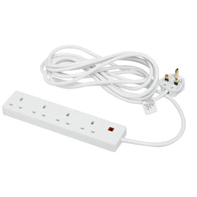 4 Gang 2 Metre Extension Lead
