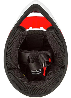 100% Status Full Face Helmet - Hellfire Red