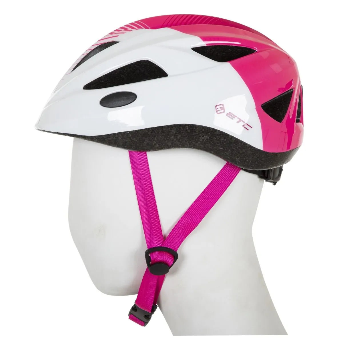ETC J250 Junior Helmet - White/Pink