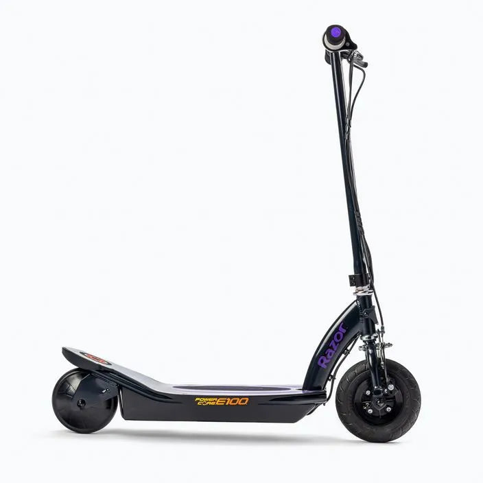 Razor Power Core E100 24V Electric Scooter – Purple Aluminum Deck for Kids Age 8+ 