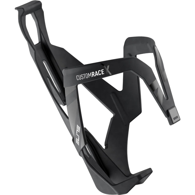 Elite Custom Race X Resin Bottle Cage Stealth Black BC240101 - Lightweight & Secure