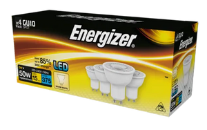 Energizer Led Gu10 375 Lm 5 W 50° Warm White Pack of 4