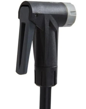 Essential Floor Pump MPQA002 - Auto-Select Head, Steel Barrel, 180 PSI
