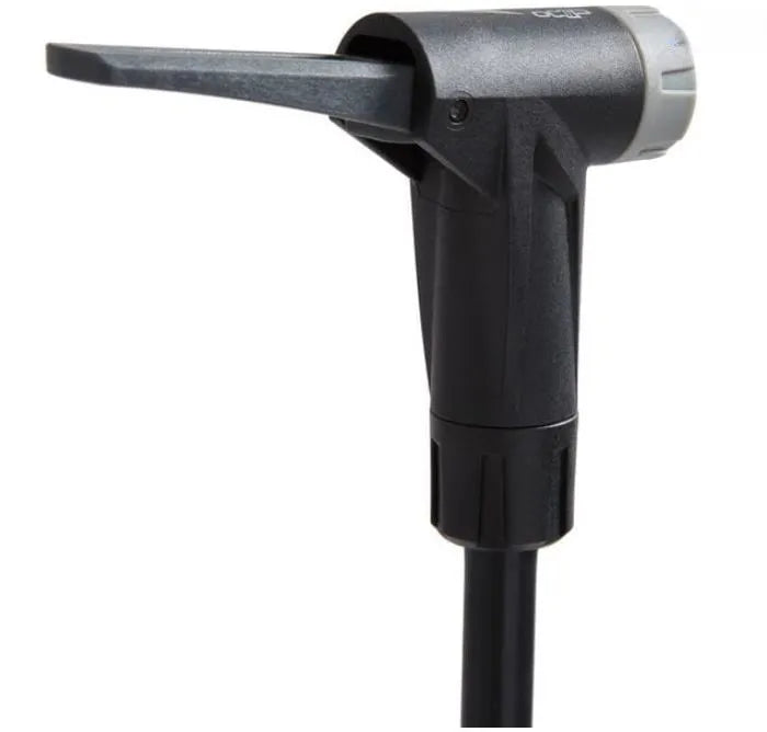 Essential Floor Pump MPQA002 - Auto-Select Head, Steel Barrel, 180 PSI