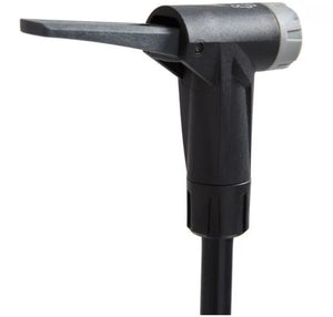 Essential Floor Pump MPQA002 - Auto-Select Head, Steel Barrel, 180 PSI