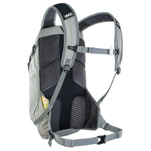 EVOC Ride Performance Backpack 12L + 2L Bladder (Stone)- MTB & Multi-Use Hydration Backpack with Helmet Holder