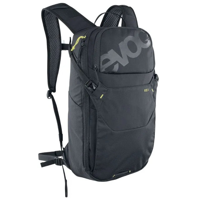 EVOC Ride Performance Backpack 8L + 2L Bladder Black - Versatile MTB & Everyday Hydration Pack