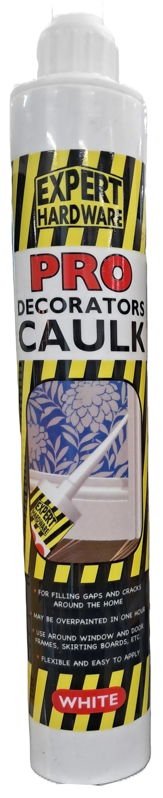 Expert Pro Decorators Caulk White | Flexible Interior Gap Sealer