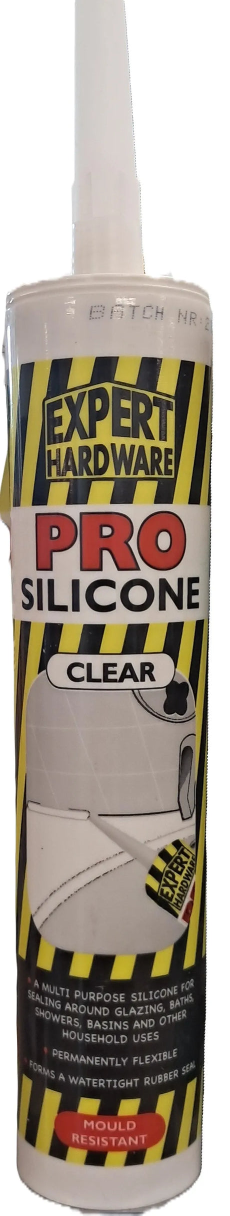 Expert Pro Silicone Clear Cartridge | Flexible Waterproof Sealant