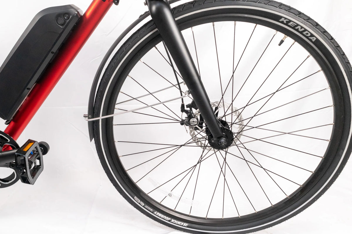 EzeGo Commute EX Gents Red Electric Bike 