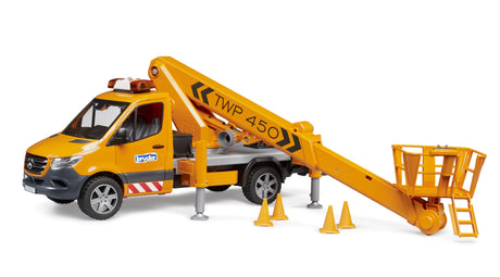 Bruder MB Sprinter with work platform and Light + Sound Module