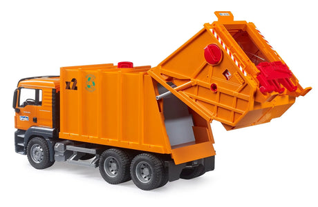 Bruder MAN TGS Garbage Truck Toy | Realistic Waste Management Play Vehicle