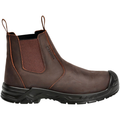 Mascot 5009 Durable, Metal-Free Safety Boot with Shock-Absorption and Slip-Resistant Sole Dark Brown